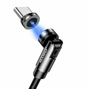 Joyroom mágneses kábel USB / USB-C 2.4A 1.2m, fekete (S-1224X2 C black) kép
