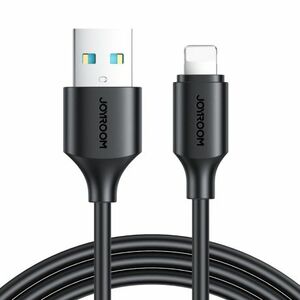 Joyroom Fast Charging kábel USB / Lightning 2.4A 2m, fekete (S-UL012A9) kép