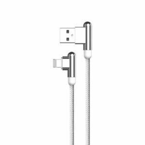 KAKU Elbow kábel USB / Lightning 3.2A 1.2m, fehér (KSC-125) kép