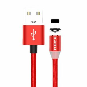 KAKU Magnetic kábel USB / Lightning 3A 1m, piros (KSC-306) kép