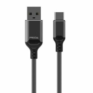 Proda Leiyin PD-B14a kábel USB / USB-C 2.1A 1m, fekete kép