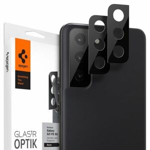 Spigen Optik.Tr 2x üvegfólia kamerára Samsung Galaxy S21 FE, fekete kép