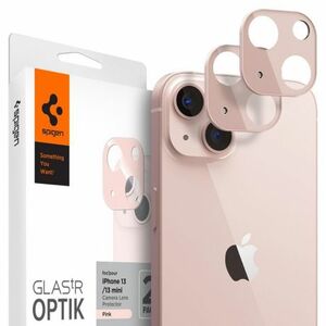 Spigen Optik.Tr 2x üvegfólia kamerára iPhone 13 / 13 mini, rózsaszín kép