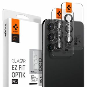 Spigen Ez Fit Optik 2x sklo kamerára Samsung Galaxy S23 / S23 Plus, fekete kép