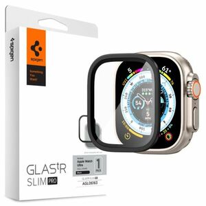 Spigen Glas.Tr Slim üvegfólia Apple Watch Ultra 49mm, fekete (AGL06161) kép