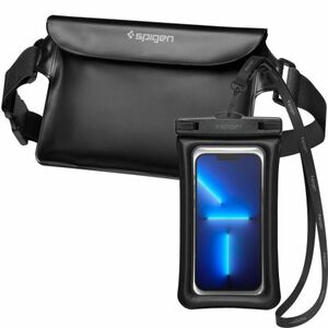 Spigen A621 vízálló mobiltelefon táska, fekete kép