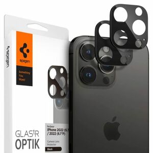 Spigen Optik 2x üvegfólia kamerára iPhone 14 Pro / 14 Pro Max / 15 Pro / 15 Pro Max, fekete (AGL05273) kép