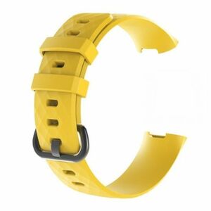BStrap Silicone Diamond (Small) szíj Fitbit Charge 3 / 4, yellow (SFI008C04) kép