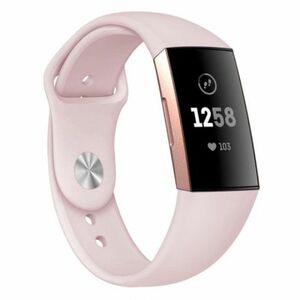 BStrap Silicone (Small) szíj Fitbit Charge 3 / 4, apricot (SFI007C06) kép