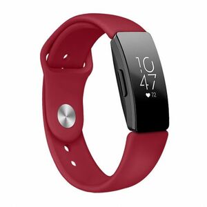 BStrap Silicone (Large) szíj Fitbit Inspire, red Vine (SFI009C11) kép