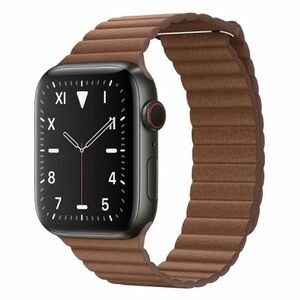 BStrap Leather Loop szíj Apple Watch 38/40/41mm, Brown (SAP010C06) kép