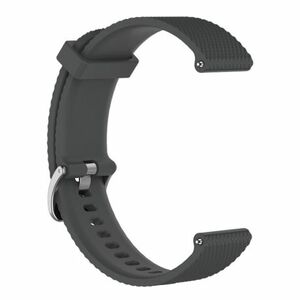 BStrap Silicone Bredon szíj Huawei Watch GT 42mm, dark gray (SHU001C0612) kép