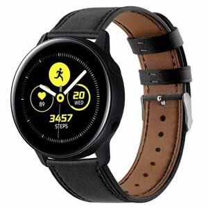 Bstrap Leather Italy szíj Samsung Galaxy Watch Active 2 40/44mm, black (SSG012C01) kép