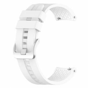 BStrap Silicone Cube szíj Huawei Watch 3 / 3 Pro, white (SHU004C0811) kép