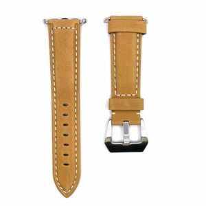 BStrap Leather Lux szíj Apple Watch 38/40/41mm, silver/brown (SAP011C01) kép