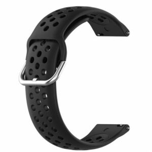 BStrap Silicone Dots szíj Samsung Galaxy Watch 42mm remienok, black (SSG013C0102) kép