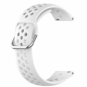 BStrap Silicone Dots szíj Huawei Watch GT2 42mm, white (SSG013C0207) kép