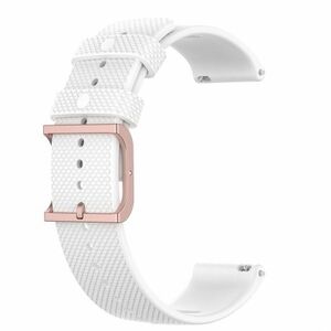 BStrap Silicone Rain szíj Huawei Watch GT2 42mm, white (SSG014C0207) kép