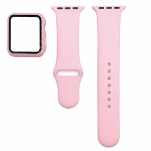 BStrap Silicone szíj tokkal Apple Watch 40mm, pink (SAP012C07) kép