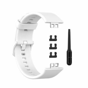 BStrap Silicone szíj Huawei Watch Fit, white (SHU005C02) kép