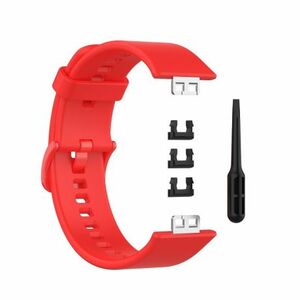 BStrap Silicone szíj Huawei Watch Fit, red (SHU005C03) kép