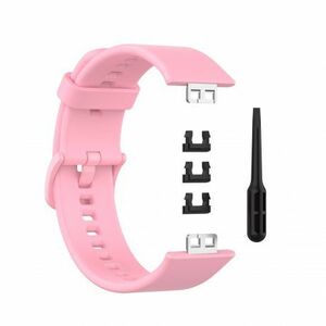 BStrap Silicone szíj Huawei Watch Fit, light pink (SHU005C07) kép