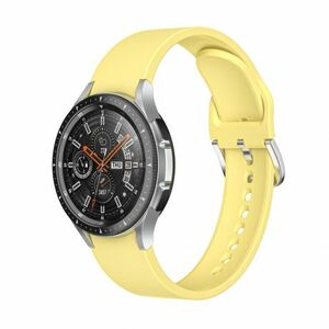 Bstrap Silicone szíj Samsung Galaxy Watch 4 / 5 / 5 Pro / 6, yellow (SSG017C04) kép