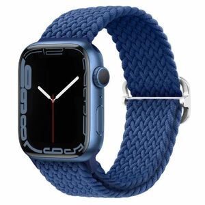 BStrap Elastic Nylon szíj Apple Watch 38/40/41mm, cold blue (SAP013C01) kép