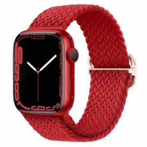 BStrap Elastic Nylon szíj Apple Watch 42/44/45mm, red (SAP013C33) kép