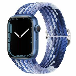 BStrap Elastic Nylon szíj Apple Watch 42/44/45mm, blueberry (SAP013C43) kép