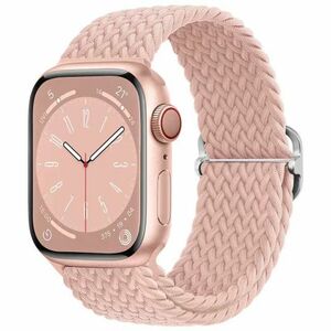 BStrap Elastic Nylon szíj Apple Watch 42/44/45mm, creamy pink (SAP013C53) kép