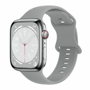 BStrap Smooth Silicone szíj Apple Watch 38/40/41mm, gray (SAP014C07) kép