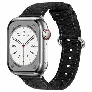 BStrap Denim szíj Apple Watch 38/40/41mm, black (SAP015C01) kép