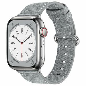 BStrap Denim szíj Apple Watch 38/40/41mm, gray (SAP015C02) kép