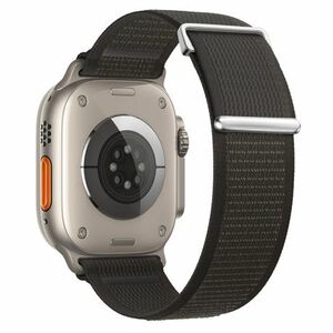 BStrap Velcro Nylon szíj Apple Watch 38/40/41mm, black (SAP016C03) kép
