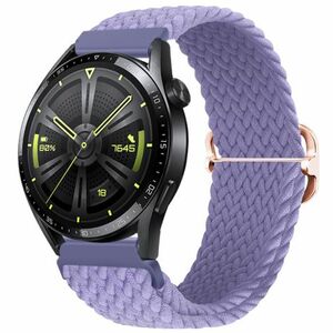 BStrap Elastic Nylon szíj Huawei Watch GT/GT2 46mm, lavender (SSG025C0612) kép