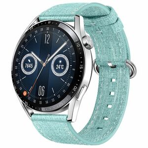 BStrap Denim szíj Huawei Watch GT/GT2 46mm, light green (SSG031C0503) kép