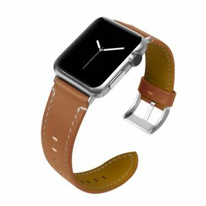 BStrap Leather Italy szíj Apple Watch 38/40/41mm, Brown (SAP001C02) kép