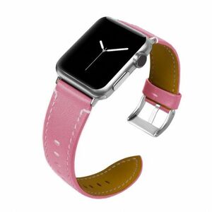BStrap Leather Italy szíj Apple Watch 38/40/41mm, Pink (SAP001C03) kép