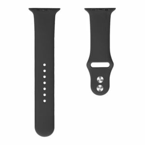 BStrap Soft Silicone szíj Apple Watch 38/40/41mm, Black (SAP008C01) kép