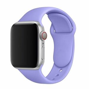 BStrap Soft Silicone szíj Apple Watch 38/40/41mm, Light Purple (SAP008C04) kép