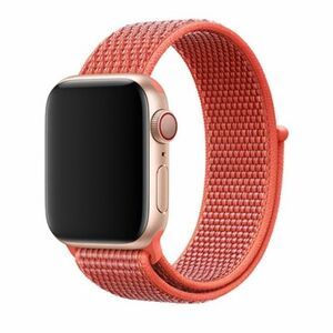 BStrap Nylon szíj Apple Watch 42/44/45mm, Coral Pink (SAP005C23) kép
