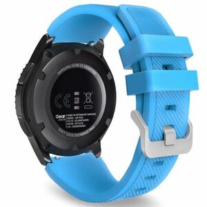 BStrap Silicone Sport szíj Samsung Galaxy Watch 3 45mm, light blue (SSG006C1101) kép