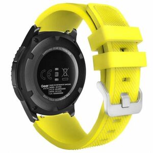 BStrap Silicone Sport szíj Huawei Watch GT 42mm, yellow (SSG006C2302) kép