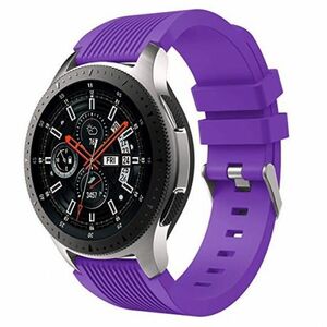 BStrap Silicone Davis szíj Huawei Watch GT/GT2 46mm, purple (SSG008C0503) kép