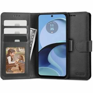 Tech-Protect Wallet könyv tok Motorola Moto G14, fekete kép