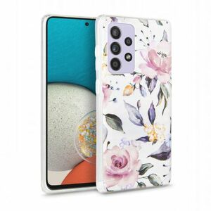 Tech-Protect Floral szilikon tok Samsung Galaxy A53 5G, fehér kép