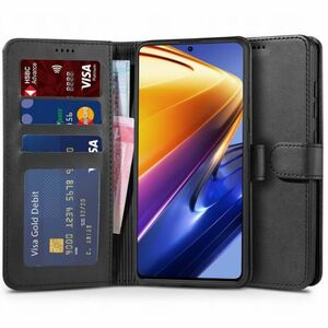 Tech-Protect Wallet könyv tok Xiaomi Poco F4 5G, fekete kép