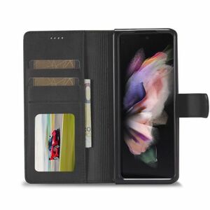 Tech-Protect Wallet bőr könyvtok na Samsung Galaxy Z Fold 4, fekete kép