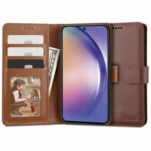 Tech-Protect Wallet könyv tok Samsung Galaxy A54 5G, barna kép